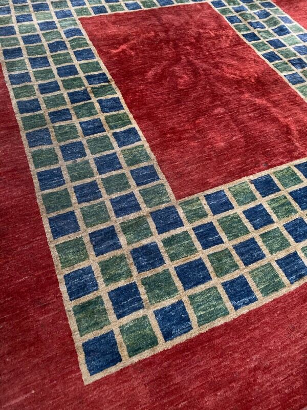 Tapis contemporain design, Gabbeh persan 225x256 cm
