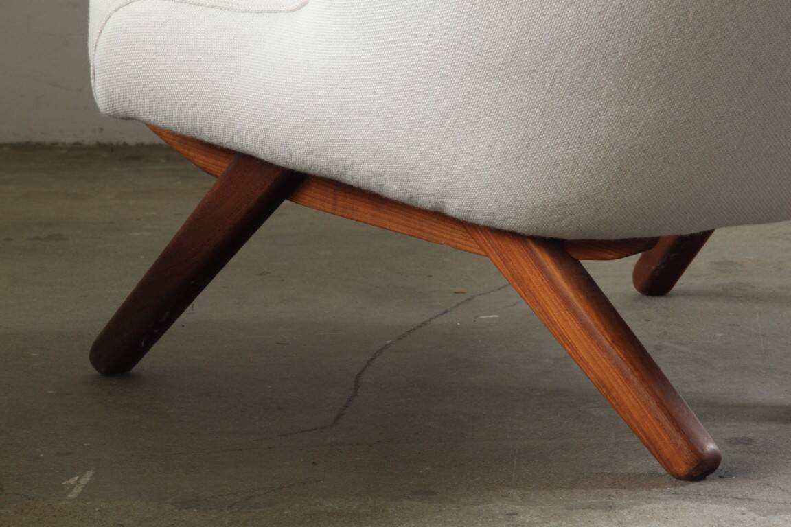 Pair of vintage Svend Skipper “Model 91” lounge chairs, Denmark, 1960s