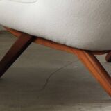 Pair of vintage Svend Skipper “Model 91” lounge chairs, Denmark, 1960s