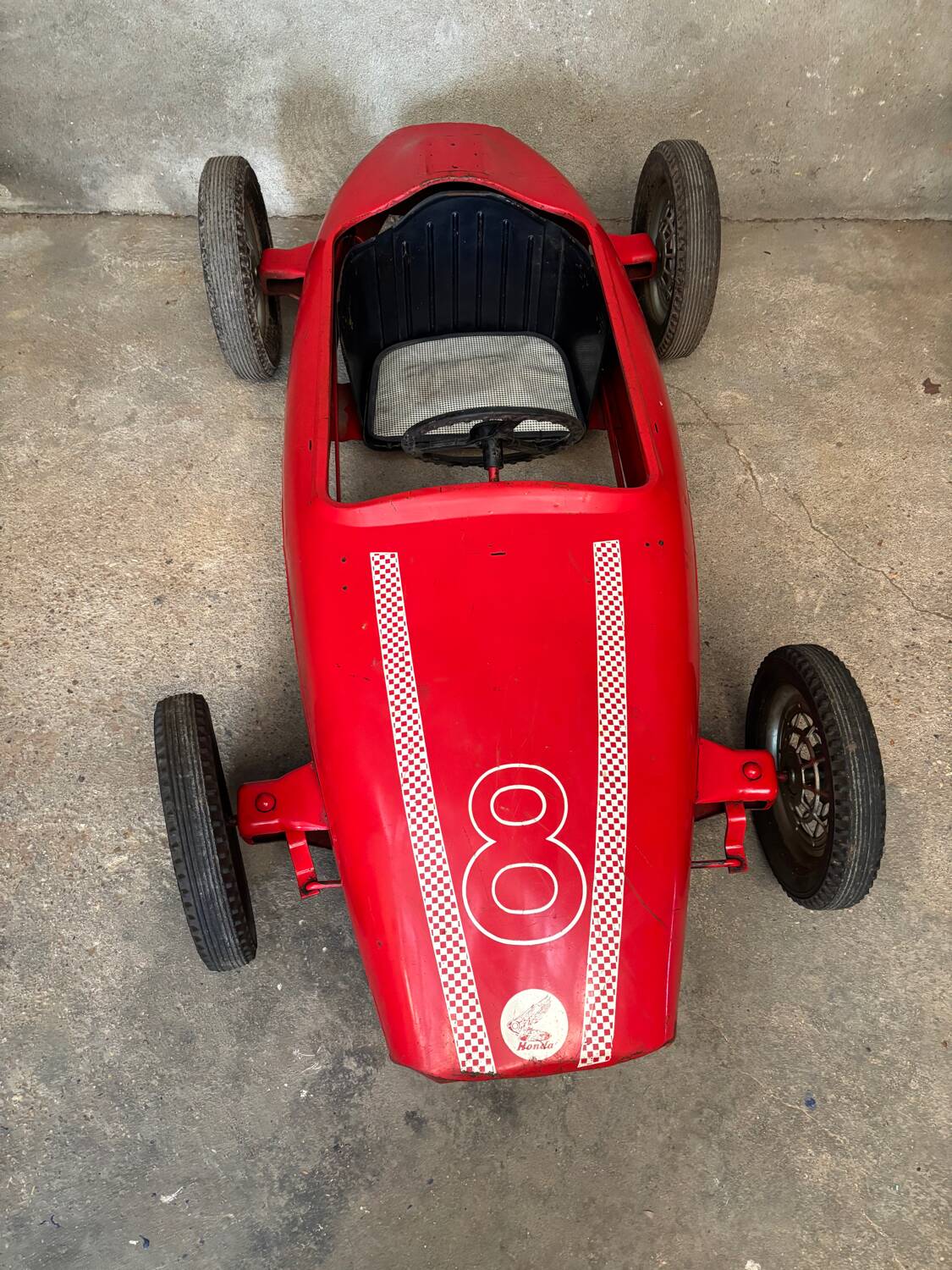 Magnificent vintage Formula 1 pedal car