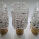 Three vintage Italian gold Targetti wall lights