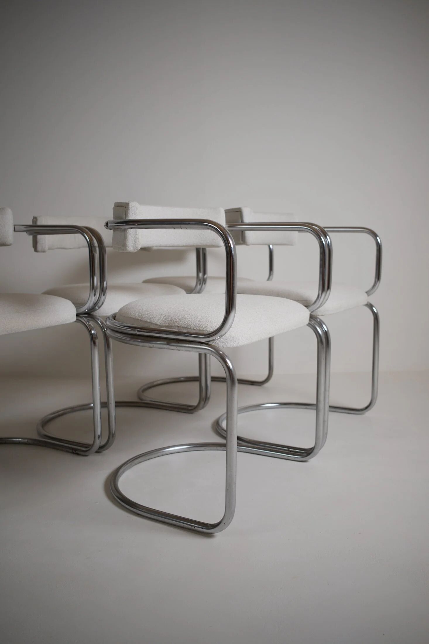 Ensemble de 5 chaises par Renato Zevi pour Roche & Bobois