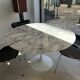 Knoll Tulip Saarinen round table with Arabescato marble
