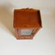 Wall display case early 20th Solid Burmese teak Height 55 cm