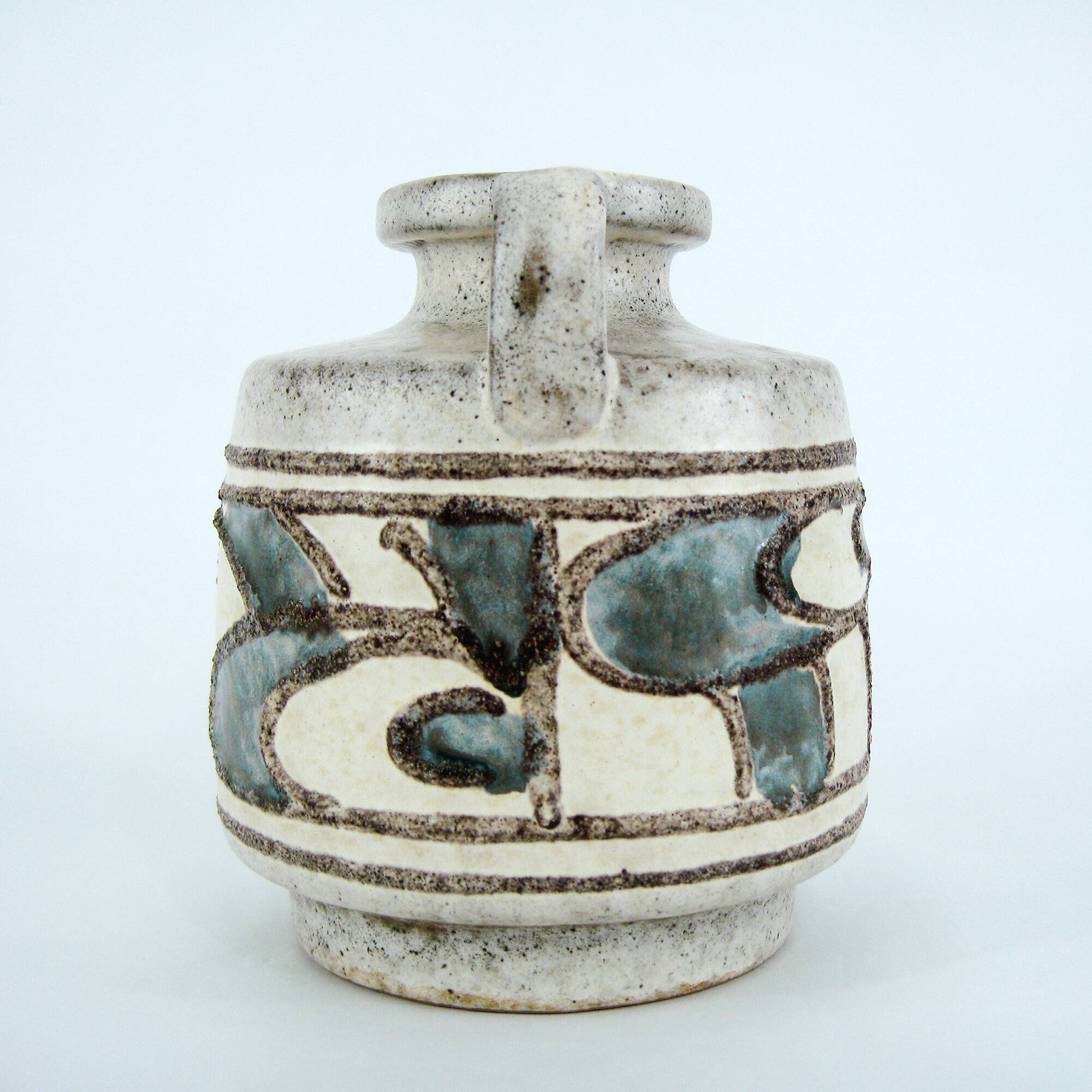 VEB Haldensleben GDR ceramic vase - vintage 60s