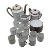 Service à café – Bernardaud & Cie (B & Cie) Limoges – 26 pièces