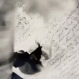 Silver photo, love letter signed on the back, dated 95