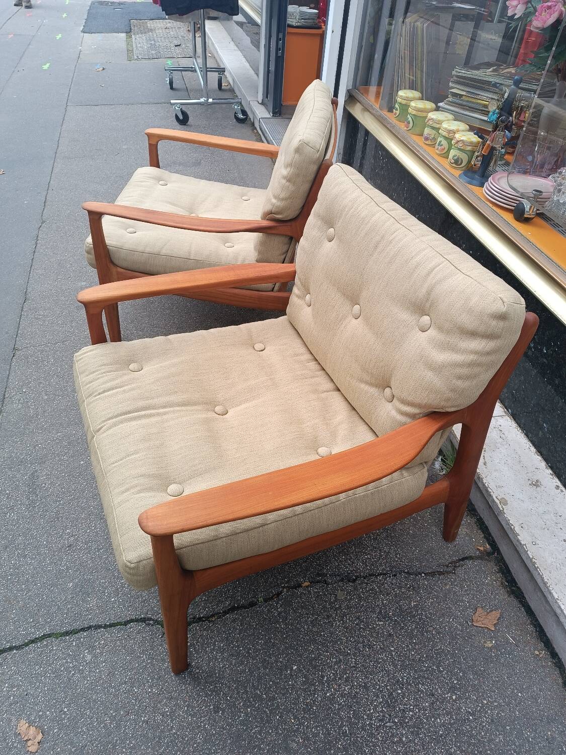 Pair of Scandinavian armchairs by Eugen Schmidt