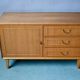 Small Scandinavian buffet from the 50s-60s in light oak.