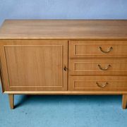 Petit buffet bahut scandinave années 50-60 chêne blond