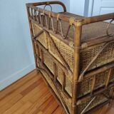 Rattan chest of drawers