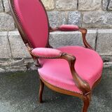 Louis Philippe medallion armchair, vintage, late 19th century, early 20th century.