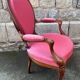Louis Philippe medallion armchair, vintage, late 19th century, early 20th century.