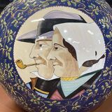 Vase in Quimper earthenware 1930s