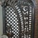 Fireproof adornment against chimney heart