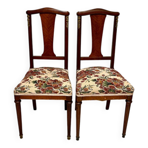 2 chaises Napoleon iii