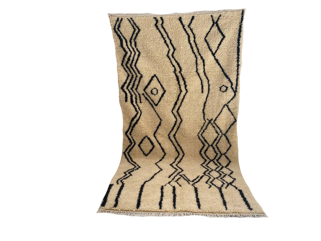 Handmade Moroccan Berber rug 278 x 145 CM