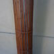 Floor lamp cylinder in vintage rattan years 80