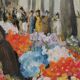 Peinture " le marché aux fleurs" de béziers