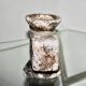 Brutalist stone candle holder 1960