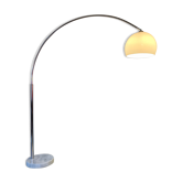 Lampadaire arc avec pied en marbre