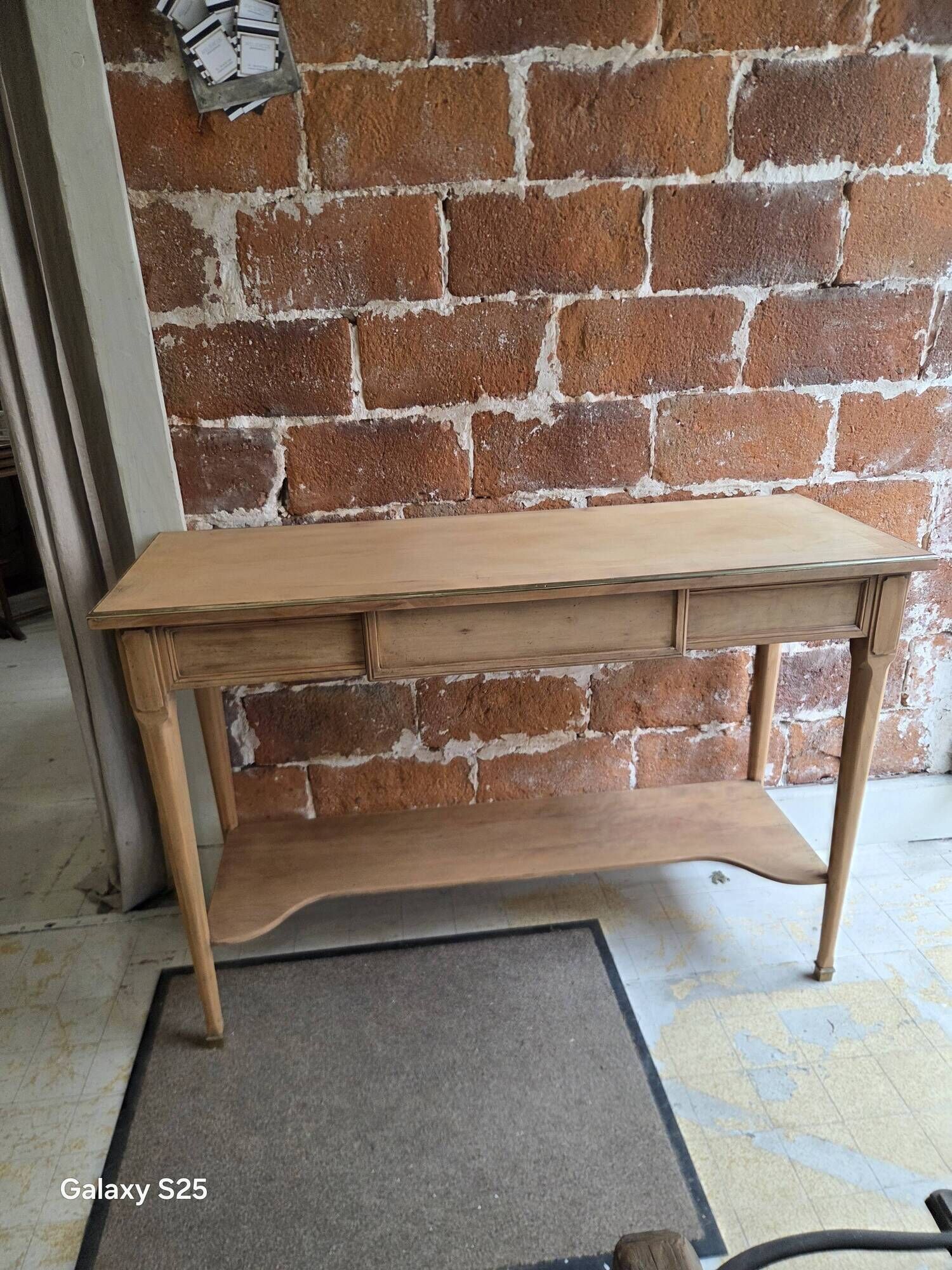console in walnut