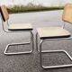 2 chairs Marcel Breuer B 32