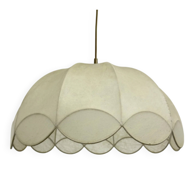 Chandelier ondulé ''Cocoon'' en métal allemand des années 70 par Goldkant.