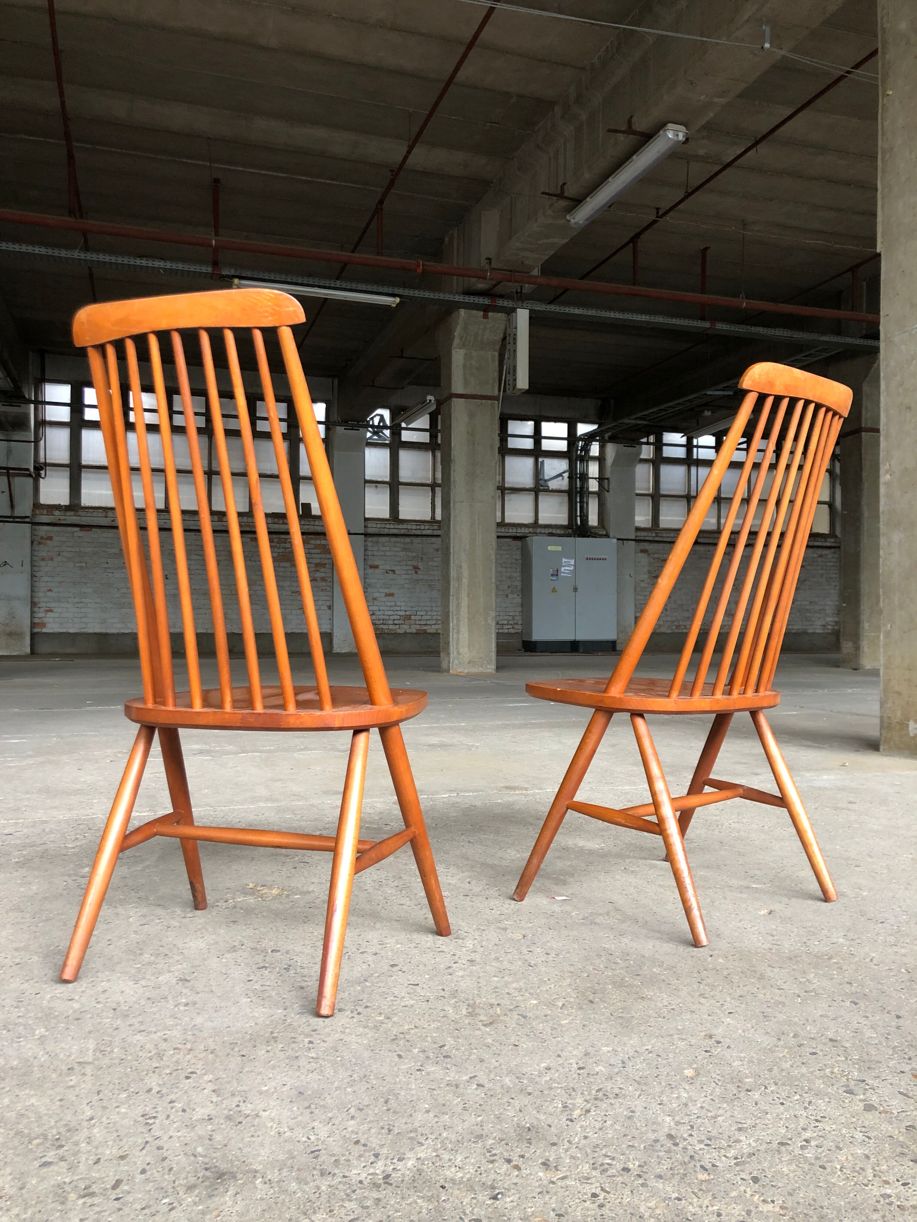 Elegant lounge chairs, 1955, set of 2