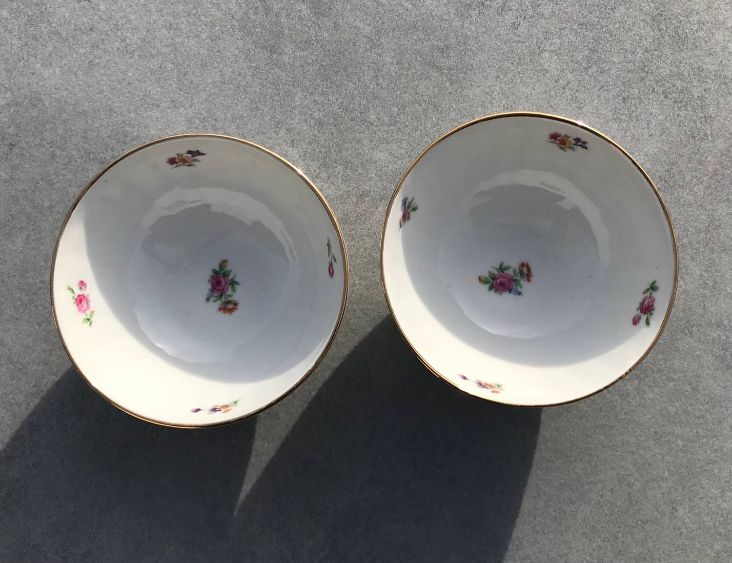 Two Limoges porcelain bowls