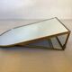 Petit miroir de table en laiton