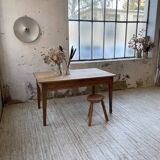 Table de ferme chêne 140 cm