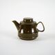 Ceramic teapot, Polish design, 1980s, made in Poland