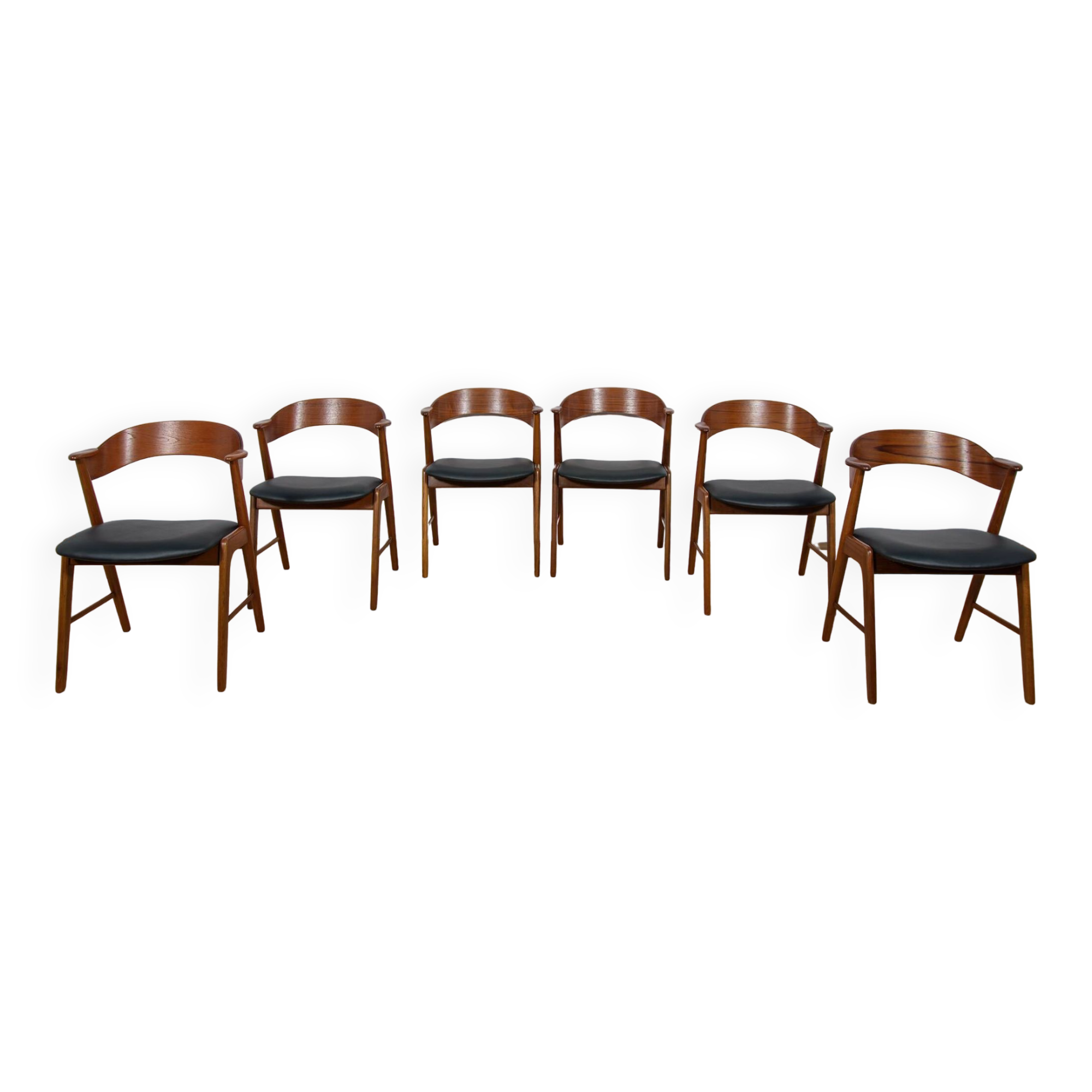 Mid-Century Danish Teak Chairs from Korup Stolefabrik, Denmark, 1960s, Set of 6