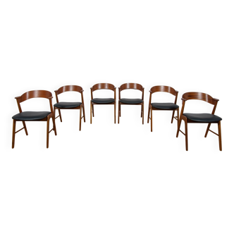 Mid-Century Danish Teak Chairs from Korup Stolefabrik, Denmark, 1960s, Set of 6