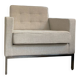 Fauteuil Florence Knoll signé - Chrome impeccable
