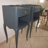 Anthracite grey style bedside pair