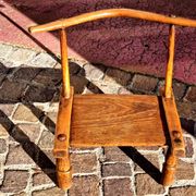 Authentic chair of the Baoulé chief, Côte d'Ivoire, Africa, raw art.