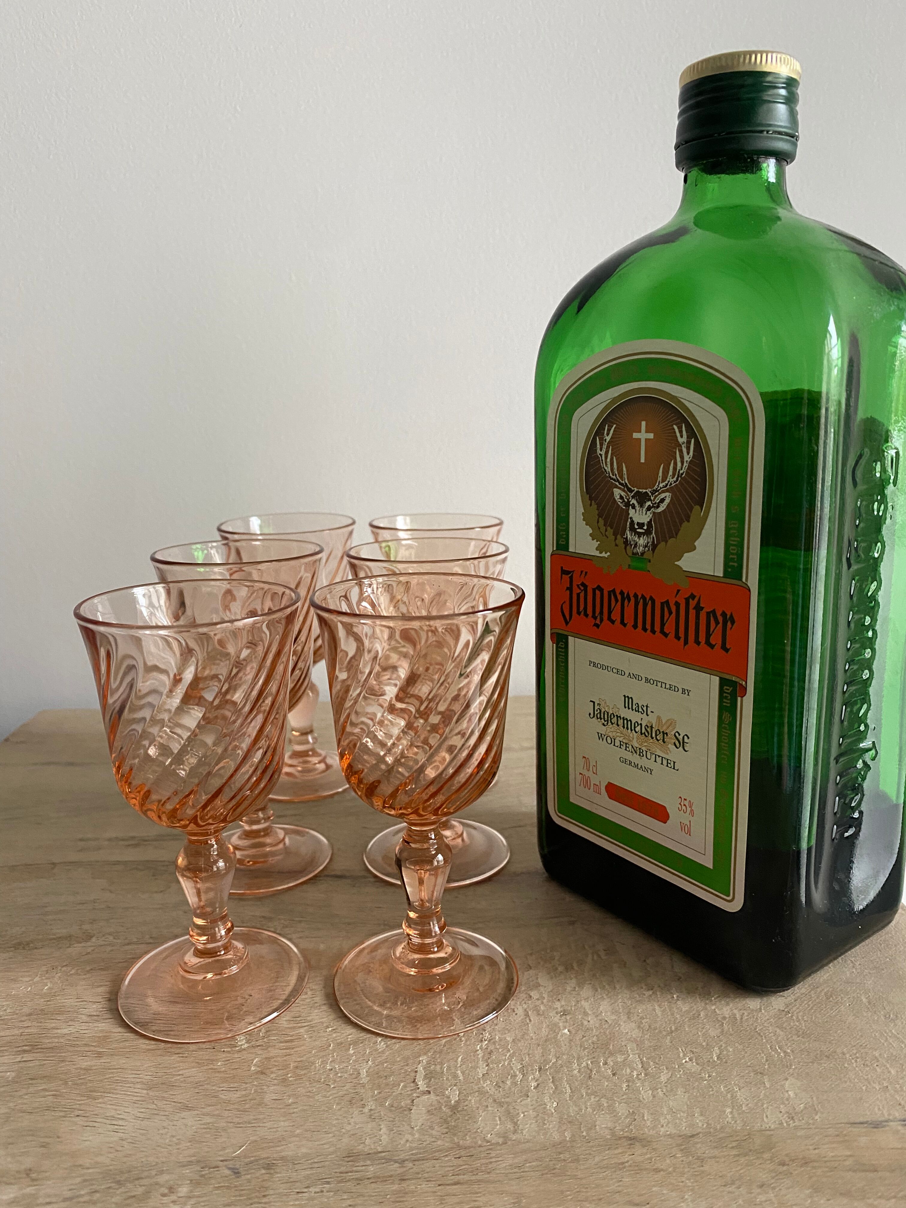 Rosaline Arcoroc digestive glasses