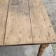 Table de ferme rustique en chêne massif style Louis Philippe -1m84
