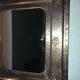 Miroir industriel en métal vintage 1960