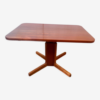 Table basse ajustable rehaussable en teck scandinave 1960