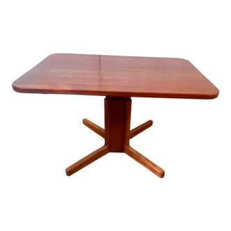Coffee table raised in Scandinavian teak 1960