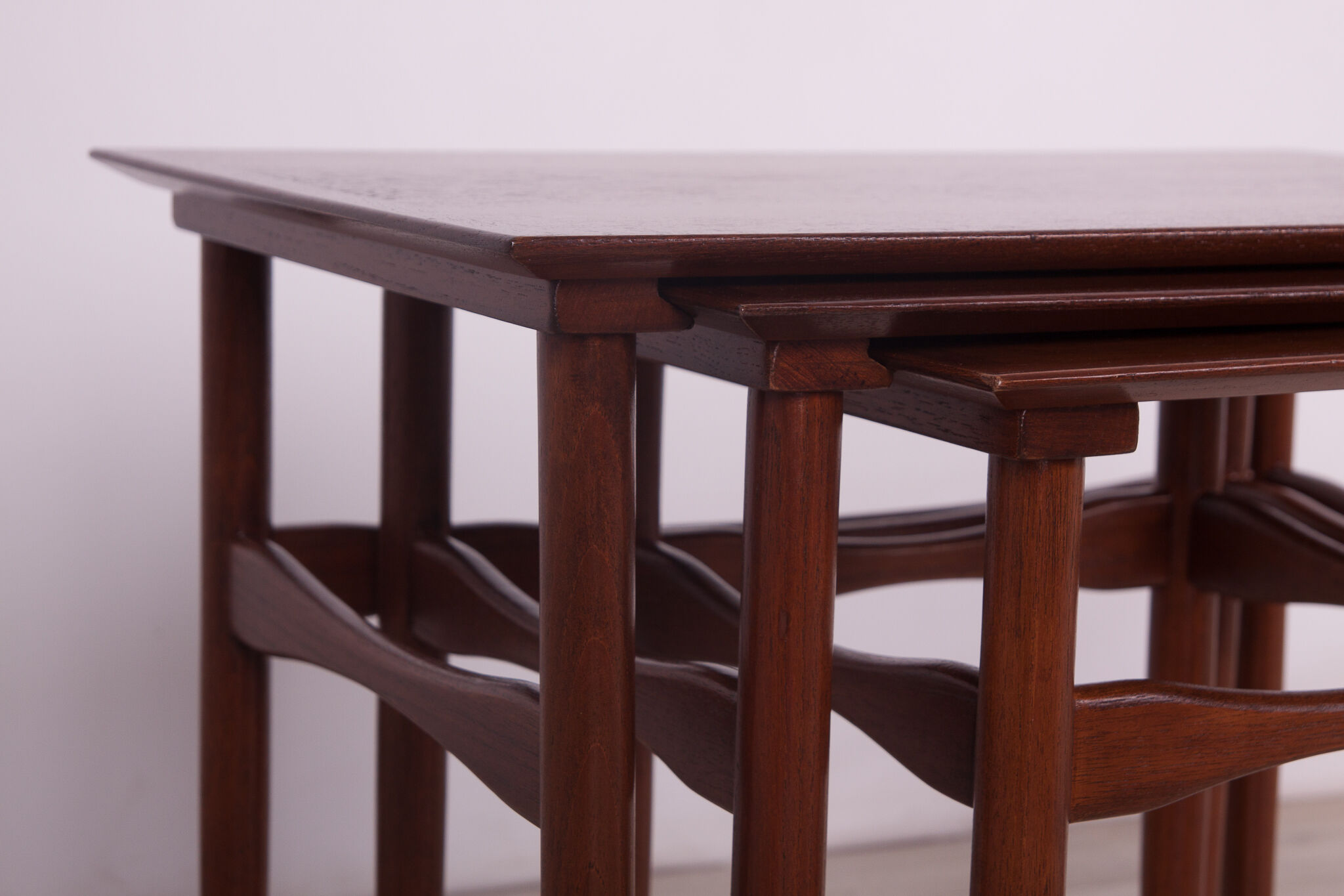 Danish nesting tables by Poul Hundevad for Fabian, 1960s, Set of 3