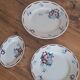 Set of 2 dishes and 1 bowl K and G Lunéville model "Evreux"