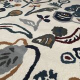 4x6 Ft - Tapis en laine touffeté à la main, décoration intérieure, salon, salle à manger, cadeau, tapis traditionnel indien