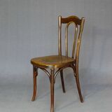 Bistro chair by fischel n°103 circa 1915 wooden seat
