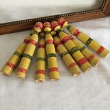 Old wooden bowling game