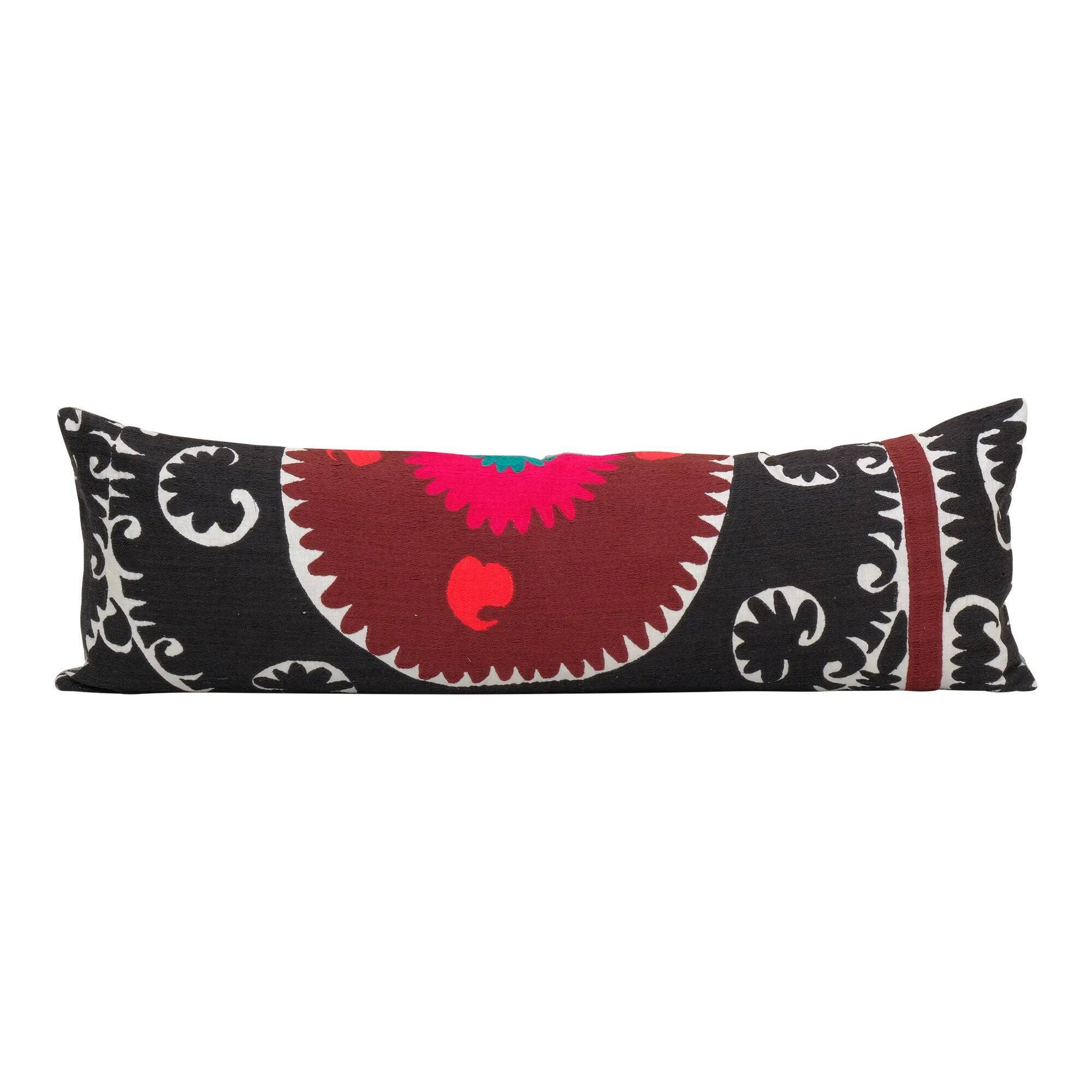 Vintage embroidered cushion cover 104x36 cm