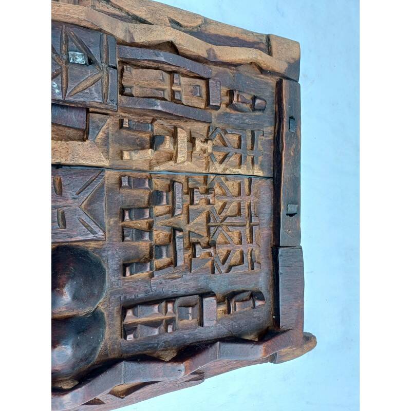 Senufo wooden African door, Ivory Coast